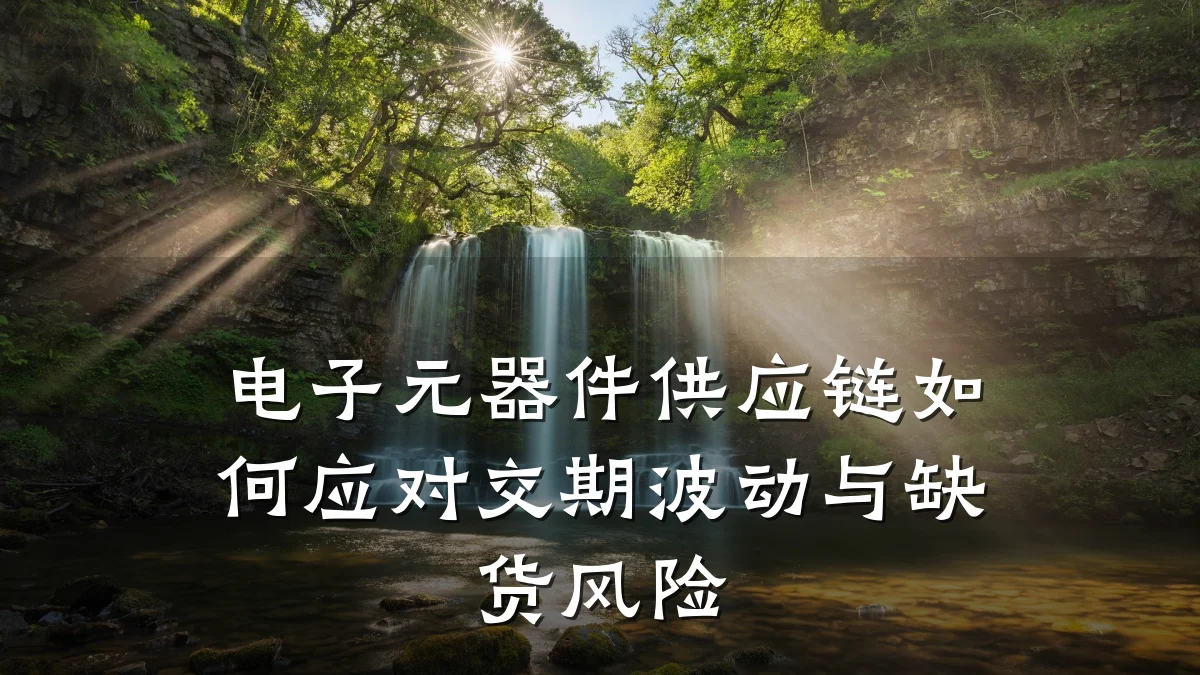 电子元器件供应链如何应对交期波动与缺货风险