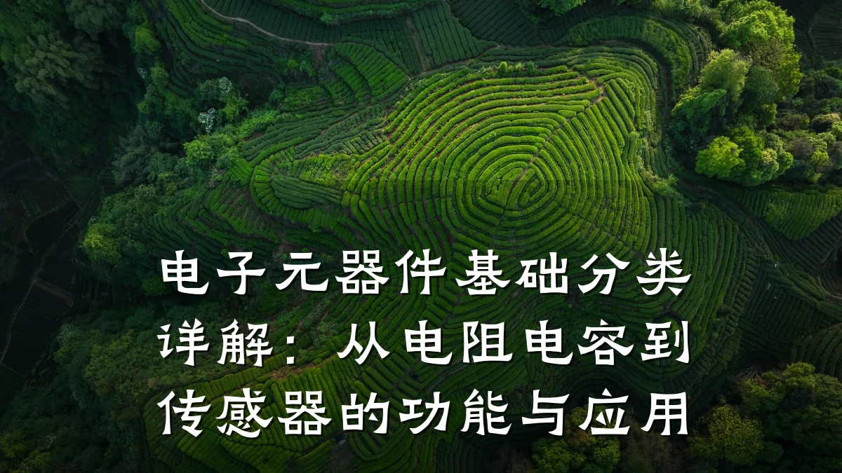 电子元器件基础分类详解：从电阻电容到传感器的功能与应用