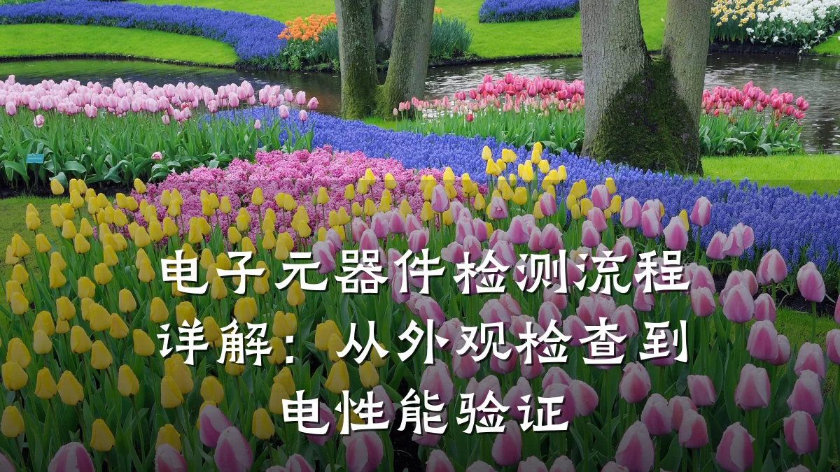 电子元器件检测流程详解：从外观检查到电性能验证