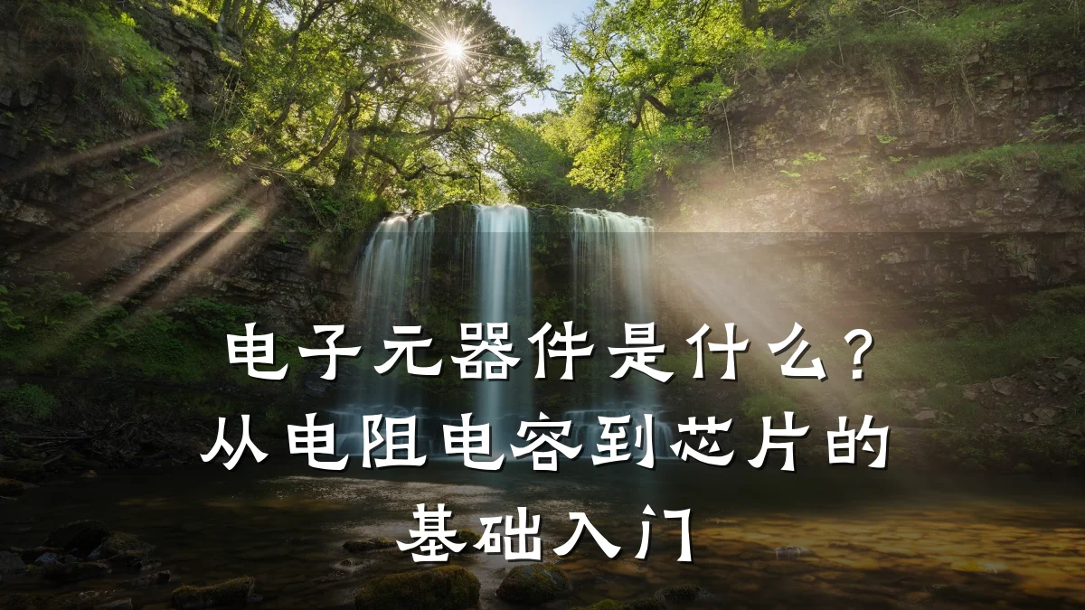 电子元器件是什么？从电阻电容到芯片的基础入门
