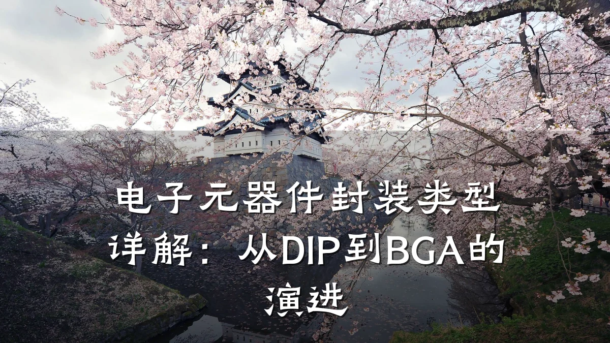 电子元器件封装类型详解：从DIP到BGA的演进