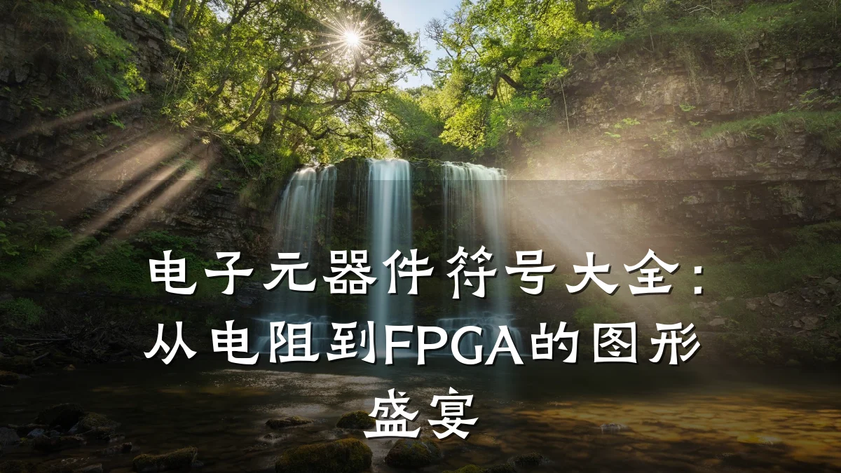 电子元器件符号大全：从电阻到FPGA的图形盛宴