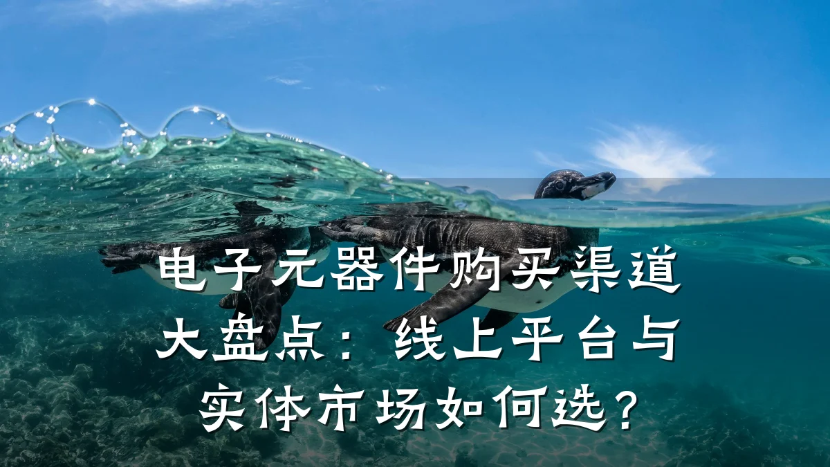 电子元器件购买渠道大盘点：线上平台与实体市场如何选？