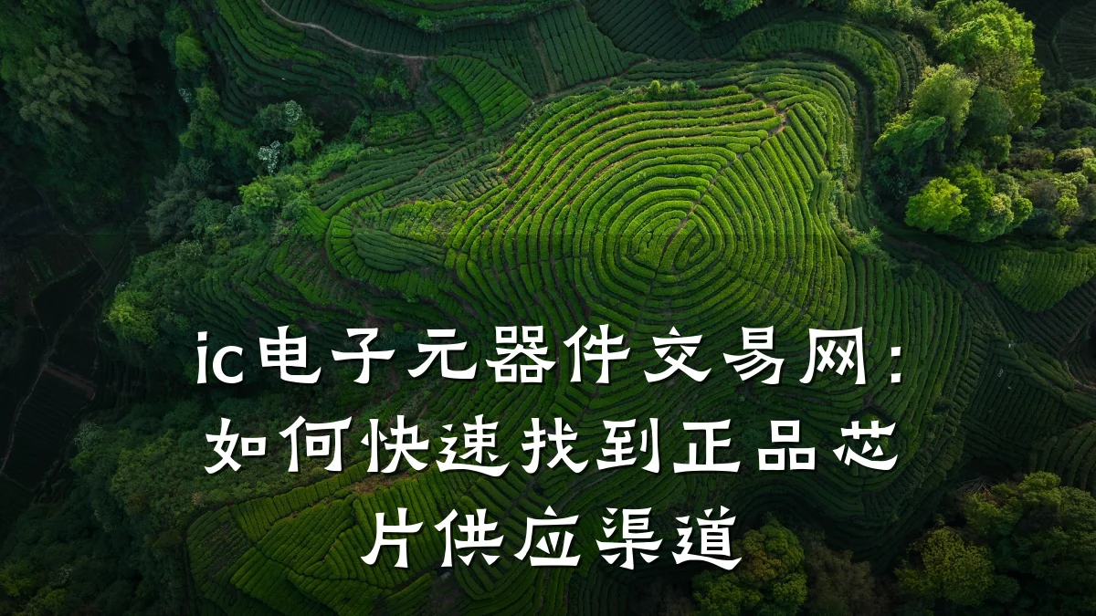 ic电子元器件交易网：如何快速找到正品芯片供应渠道