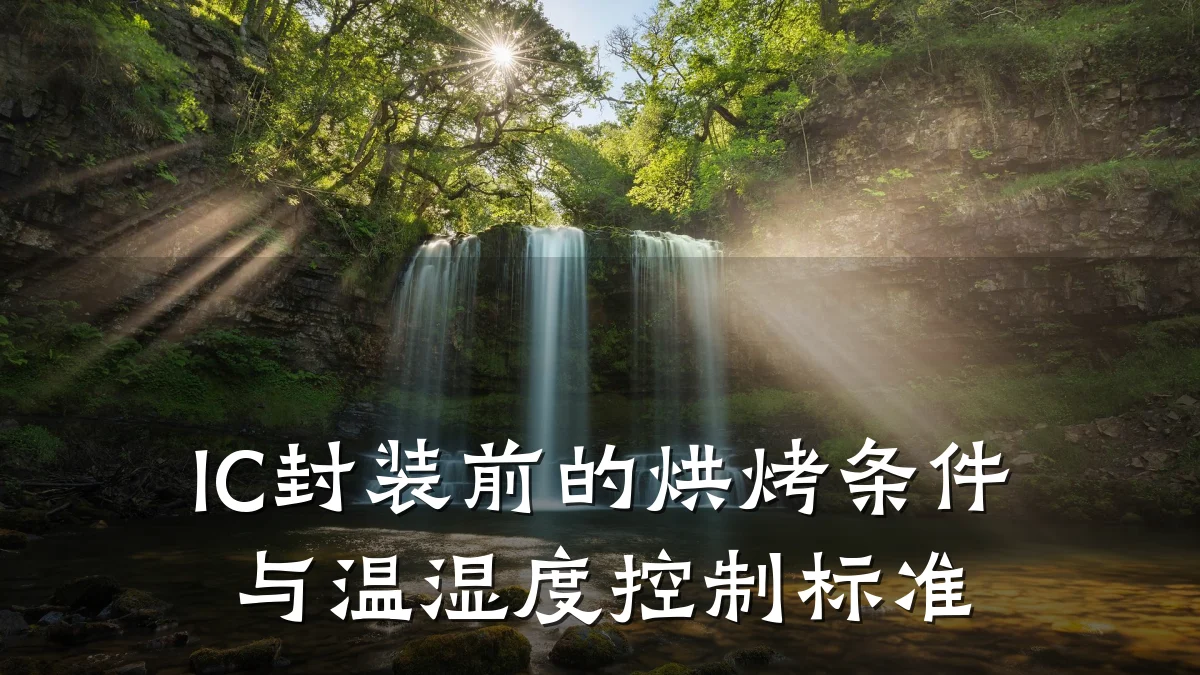 IC封装前的烘烤条件与温湿度控制标准