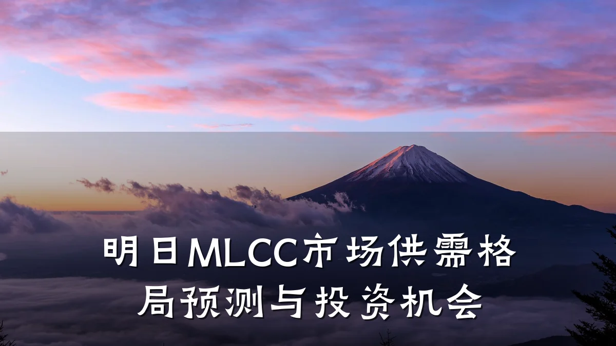 明日MLCC市场供需格局预测与投资机会