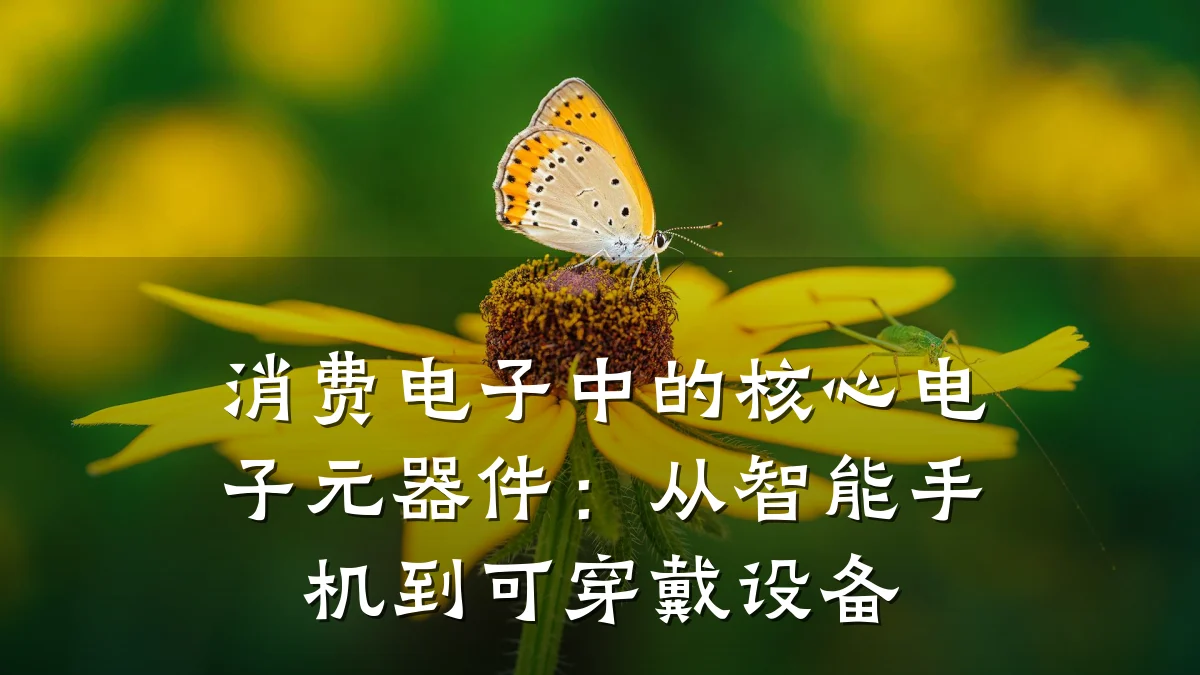 消费电子中的核心电子元器件：从智能手机到可穿戴设备