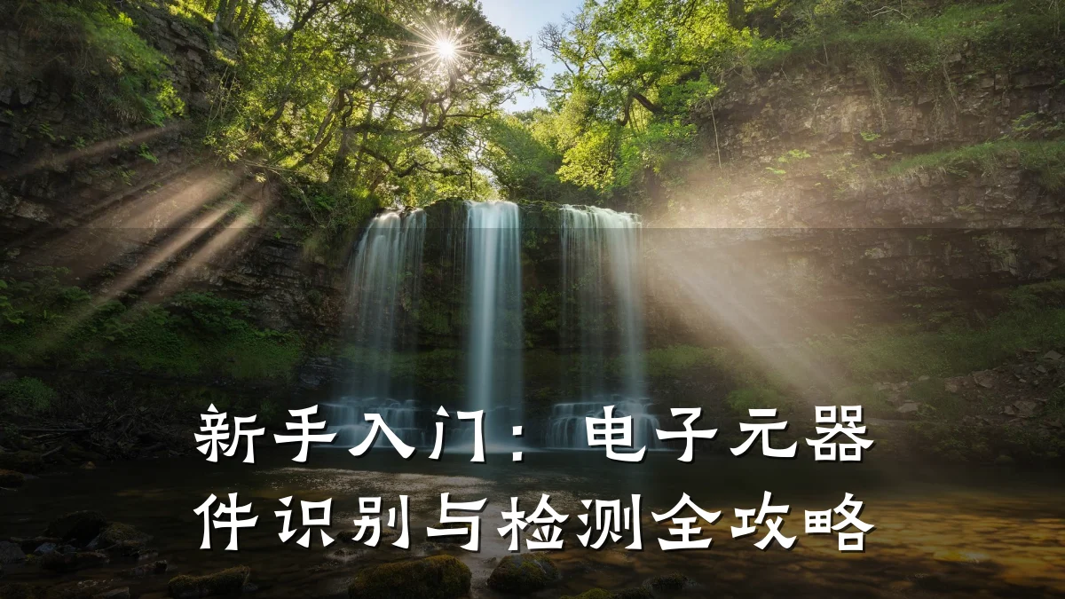 新手入门：电子元器件识别与检测全攻略