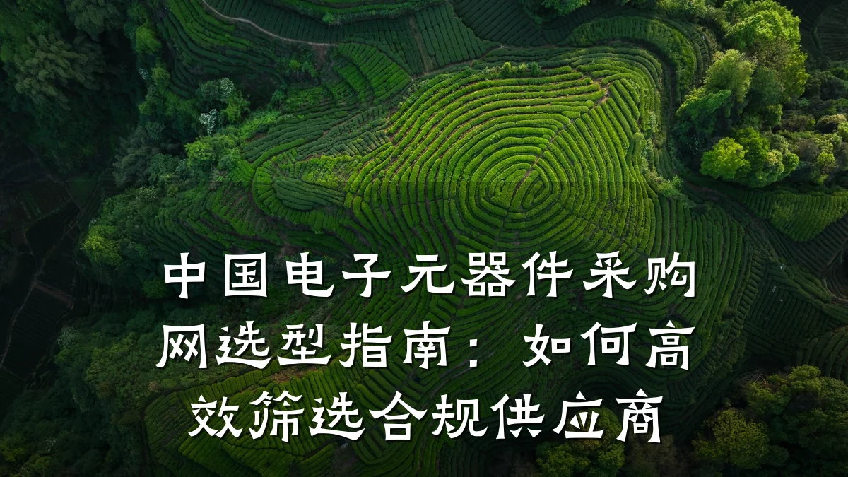 中国电子元器件采购网选型指南：如何高效筛选合规供应商