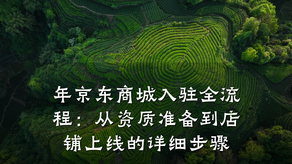 年京东商城入驻全流程：从资质准备到店铺上线的详细步骤