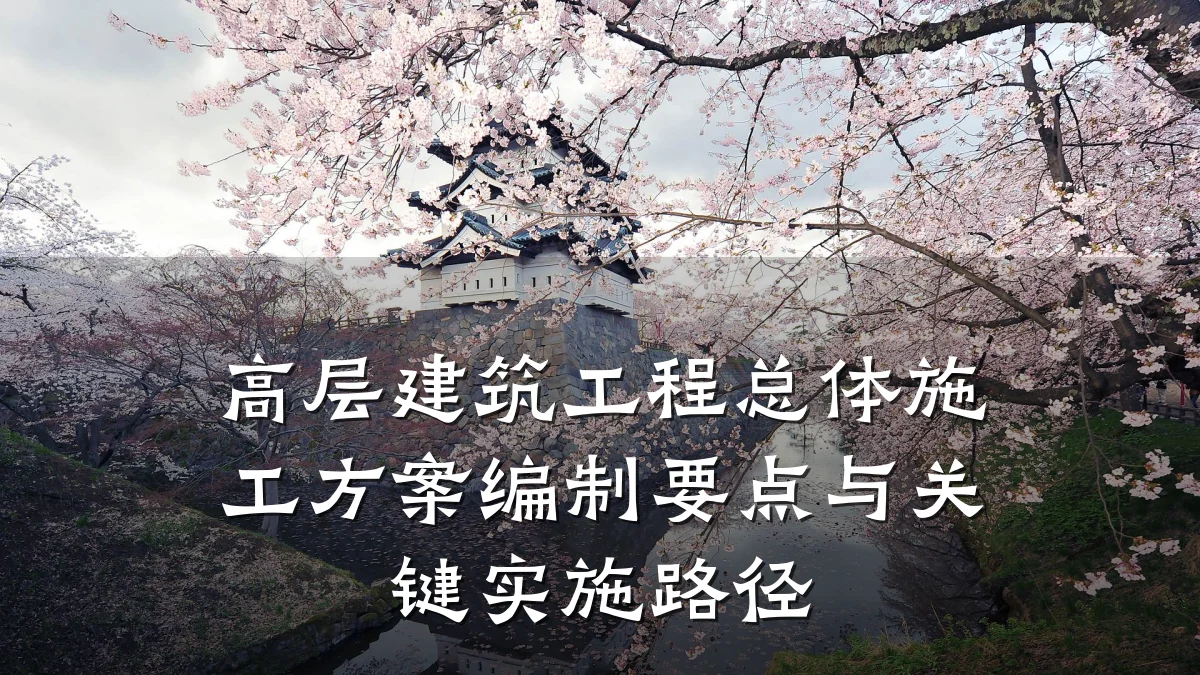 高层建筑工程总体施工方案编制要点与关键实施路径