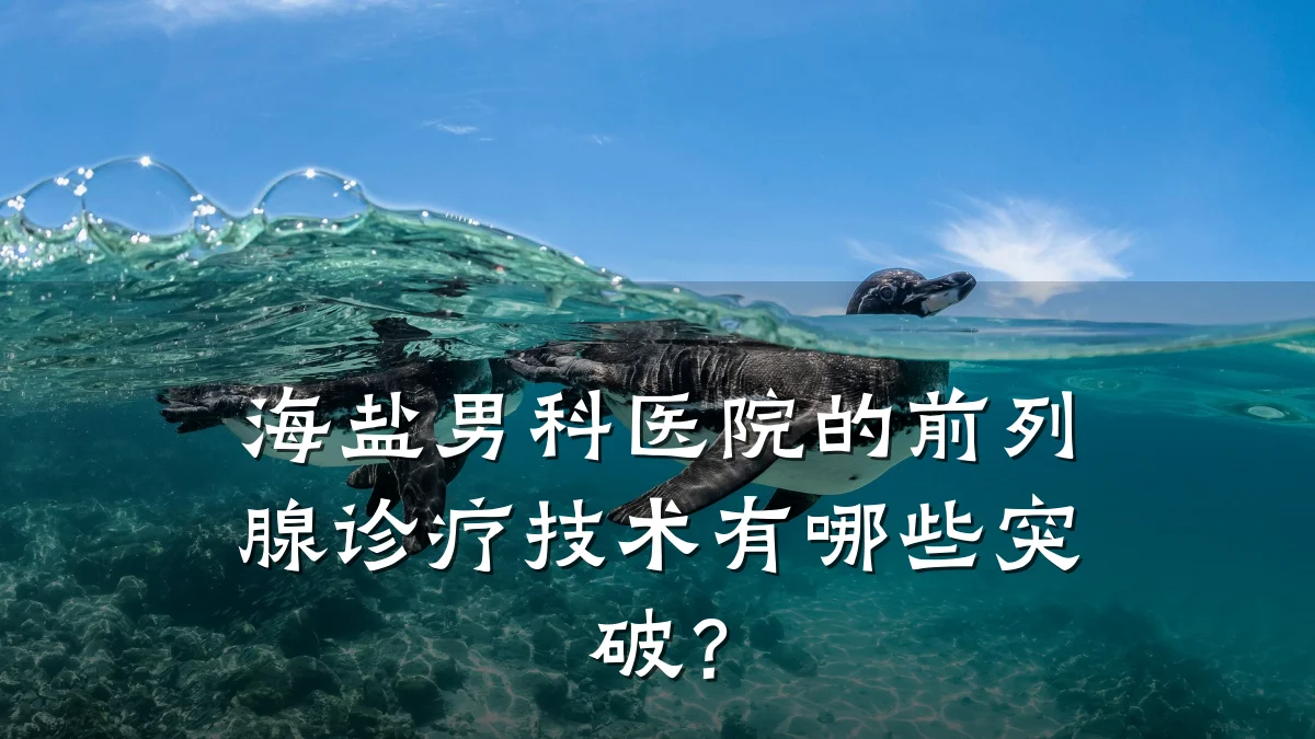 海盐男科医院的前列腺诊疗技术有哪些突破？