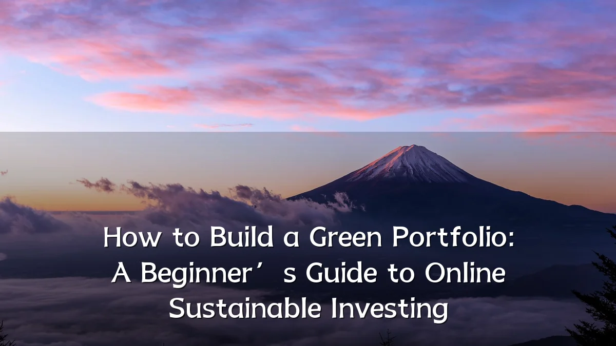 How to Build a Green Portfolio: A Beginner’s Guide to Online Sustainable Investing